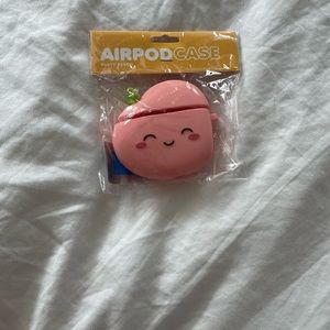 Urban outfitters smoko peach AirPod case, guessing for wider case